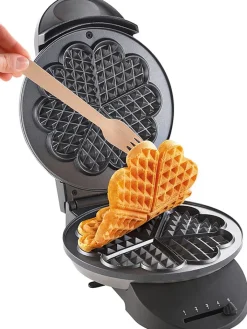 Tefal Küchenelektronik<Herzwaffeleisen in Schwarz
