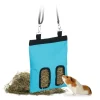 relaxdays Kleintiere<Heutasche in Blau/ Schwarz - (B)25 x (H)31 cm