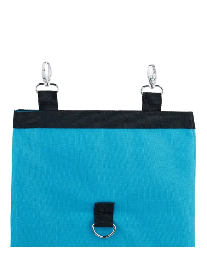 relaxdays Kleintiere<Heutasche in Blau/ Schwarz - (B)25 x (H)31 cm