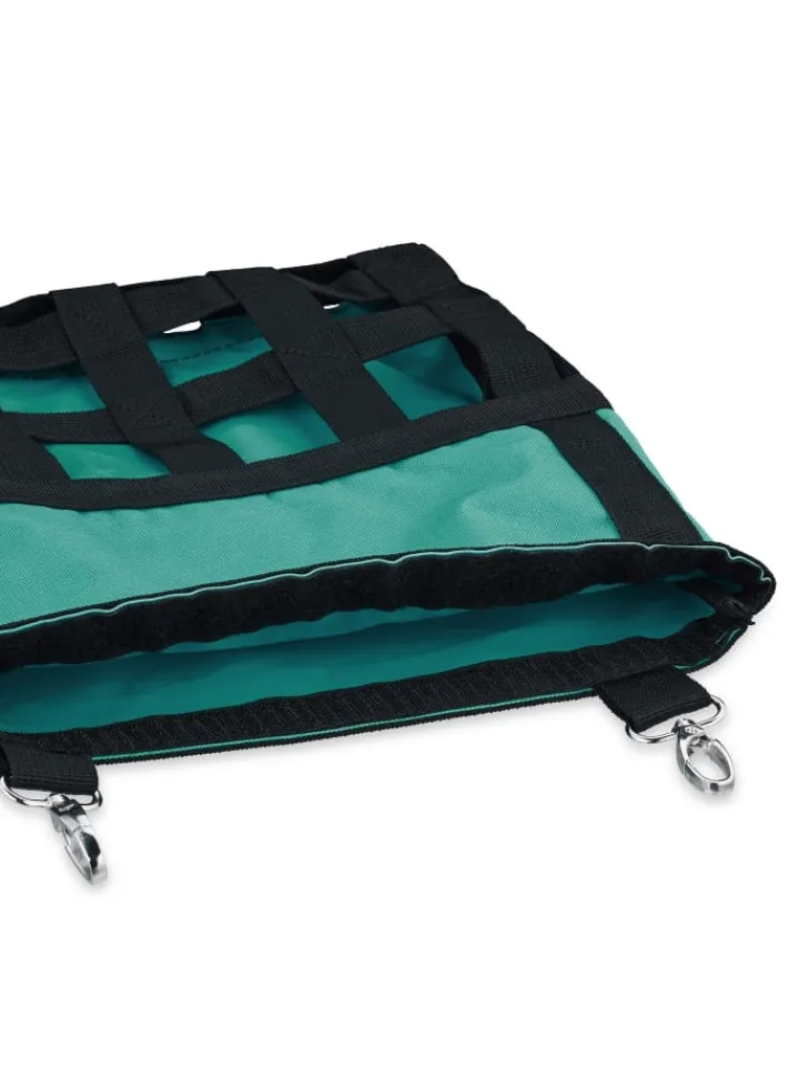 relaxdays Kleintiere<Heutasche in Grün/ Schwarz - (B)30 x (H)30 cm