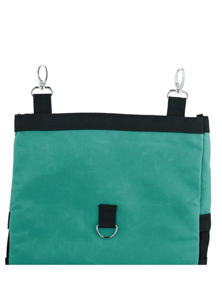 relaxdays Kleintiere<Heutasche in Grün/ Schwarz - (B)30 x (H)30 cm