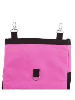 relaxdays Kleintiere<Heutasche in Pink/ Schwarz - (B)30 x (H)30 cm