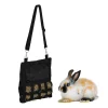 relaxdays Kleintiere<Heutasche in Schwarz - (B)30 x (H)30 cm