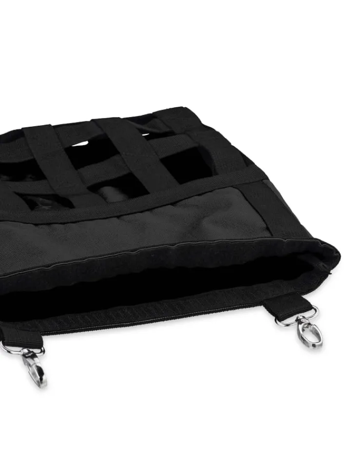 relaxdays Kleintiere<Heutasche in Schwarz - (B)30 x (H)30 cm