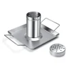 GAUMENKICK Grillen<Hähnchenhalter Grillhähnchen Edelstahl in silber