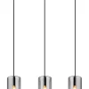 Globo lighting Decken- & Hängeleuchten<Hängeleuchte "Annika" in Schwarz/ Grau - (B)63 cm