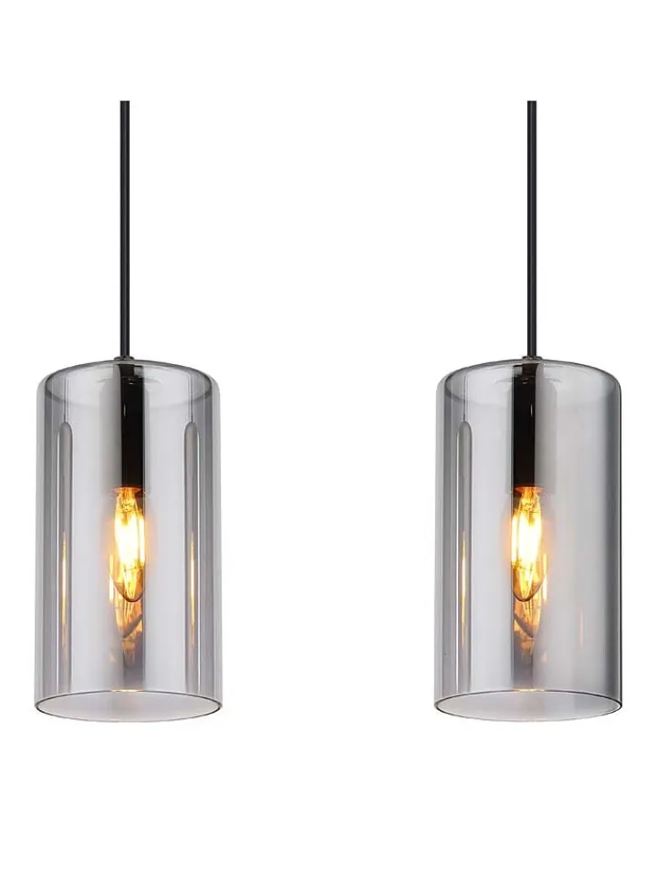 Globo lighting Decken- & Hängeleuchten<Hängeleuchte "Annika" in Schwarz/ Grau - (B)63 cm