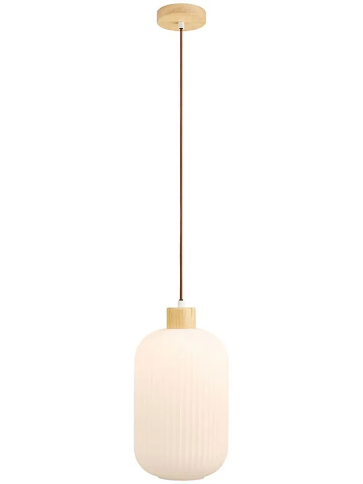 House Nordic Decken- & Hängeleuchten<Hängeleuchte "Argalo" in Weiß - (H)38 x Ø 30 cm