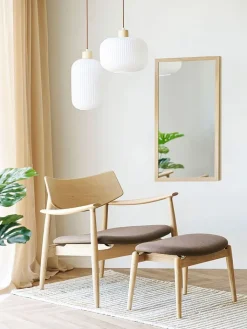 House Nordic Decken- & Hängeleuchten<Hängeleuchte "Argalo" in Weiß - (H)38 x Ø 30 cm