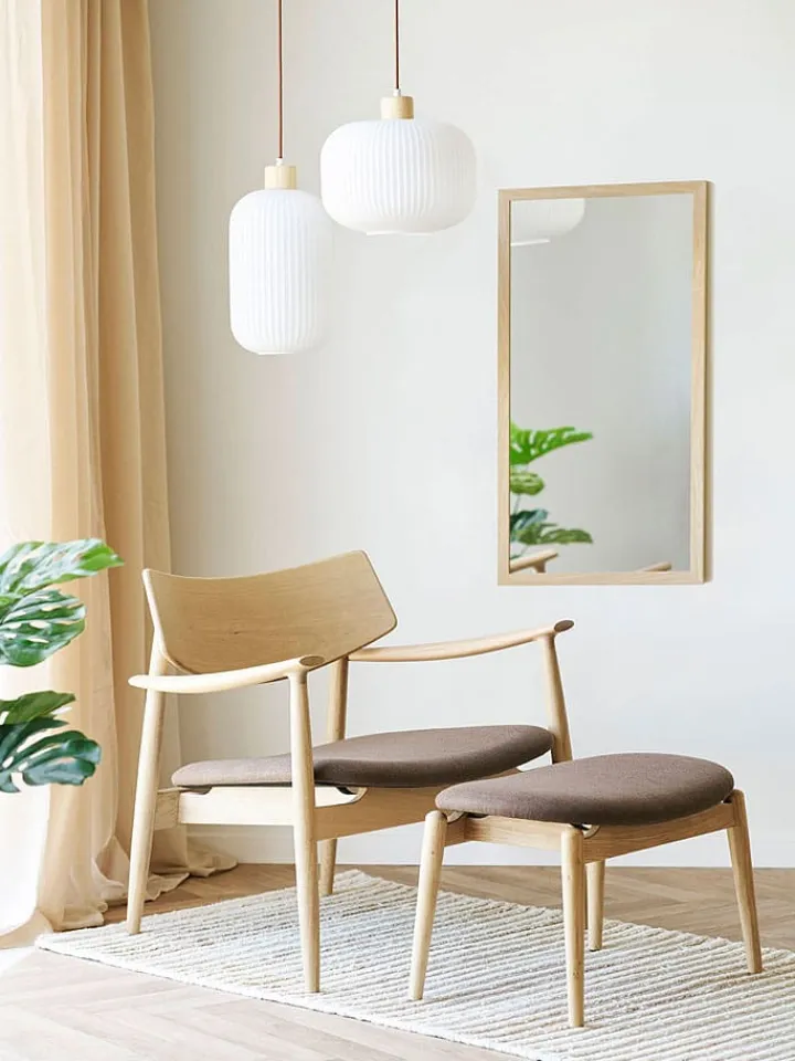 House Nordic Decken- & Hängeleuchten<Hängeleuchte "Argalo" in Weiß - (H)38 x Ø 30 cm