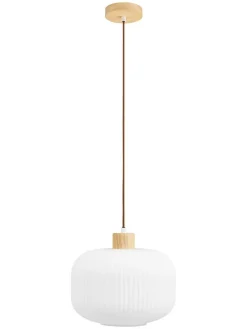 House Nordic Decken- & Hängeleuchten<Hängeleuchte "Argalo" in Weiß - (H)26 x Ø 30 cm