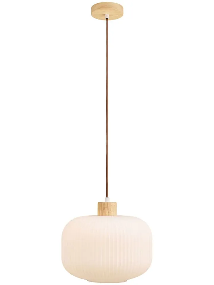House Nordic Decken- & Hängeleuchten<Hängeleuchte "Argalo" in Weiß - (H)26 x Ø 30 cm