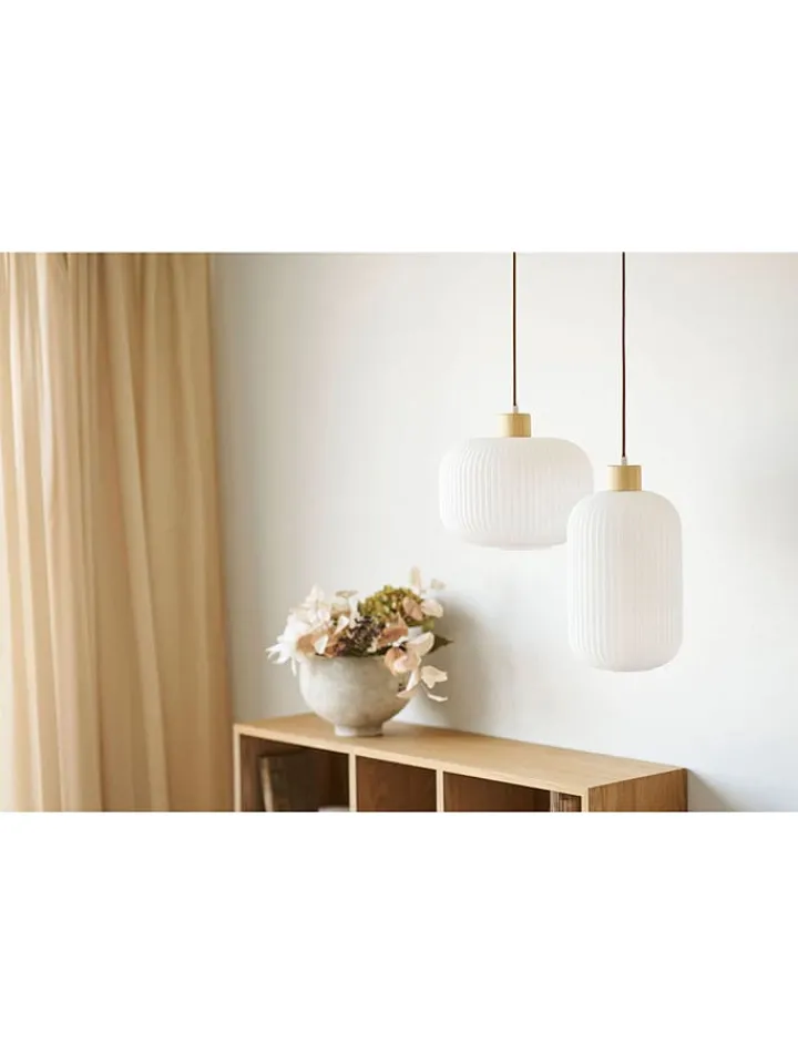 House Nordic Decken- & Hängeleuchten<Hängeleuchte "Argalo" in Weiß - (H)26 x Ø 30 cm
