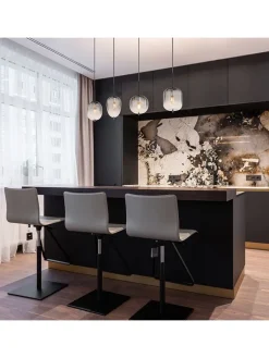 Globo lighting Decken- & Hängeleuchten<Hängeleuchte "Attila" in Schwarz - (B)100 x (H)120 cm