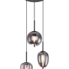 Globo lighting Decken- & Hängeleuchten<Hängeleuchte "Backy" in Grau - Ø 46 cm