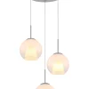 Globo lighting Decken- & Hängeleuchten<Hängeleuchte ''Barry'' in Silber - (H)120 x Ø 45 cm