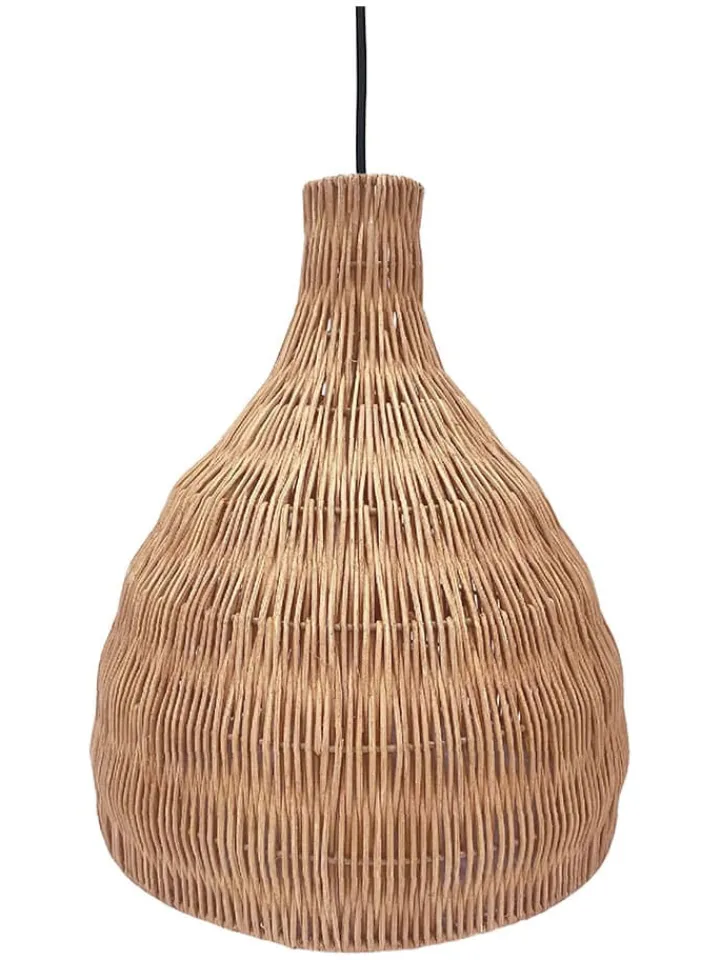 lumisky Decken- & Hängeleuchten<Hängeleuchte ''Bella'' in Hellbraun - (H)38 x Ø 33 cm