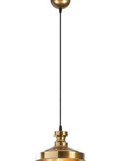 Opviq Decken- & Hängeleuchten<Hängeleuchte "Berceste" in Gold - Ø 22 cm