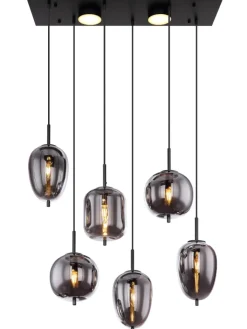 Globo lighting Decken- & Hängeleuchten<Hängeleuchte "BLACKY" in black