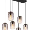 Globo lighting Decken- & Hängeleuchten<Hängeleuchte "DARINA" in black