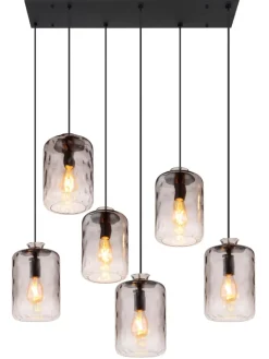 Globo lighting Decken- & Hängeleuchten<Hängeleuchte "DARINA" in black