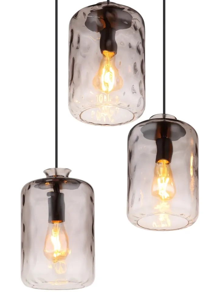 Globo lighting Decken- & Hängeleuchten<Hängeleuchte "DARINA" in black