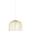 Globo lighting Decken- & Hängeleuchten<Hängeleuchte "Dichti" in Weiß/ Beige - (H)150 x Ø 35 cm