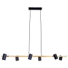 näve Decken- & Hängeleuchten<Hängeleuchte "Frida" in Gold/ Schwarz - (B)120 x (H)115 x (T)23 cm