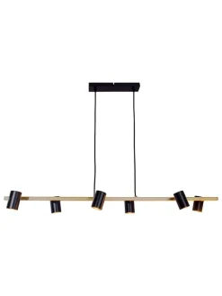 näve Decken- & Hängeleuchten<Hängeleuchte "Frida" in Gold/ Schwarz - (B)120 x (H)115 x (T)23 cm
