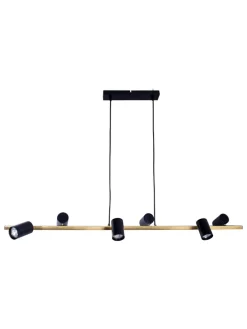 näve Decken- & Hängeleuchten<Hängeleuchte "Frida" in Gold/ Schwarz - (B)120 x (H)115 x (T)23 cm