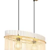 Globo lighting Decken- & Hängeleuchten<Hängeleuchte "Gorley" in Gold - (L)60 x (B)23 x (H)14 cm