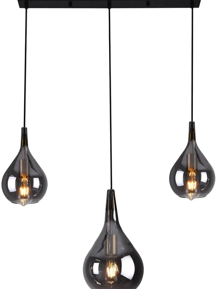 näve Decken- & Hängeleuchten<Hängeleuchte "Gota" in Grau - (B)82,5 x (H)150 cm