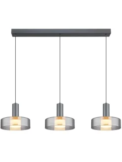 Globo lighting Decken- & Hängeleuchten<Hängeleuchte "GRANT" in gray