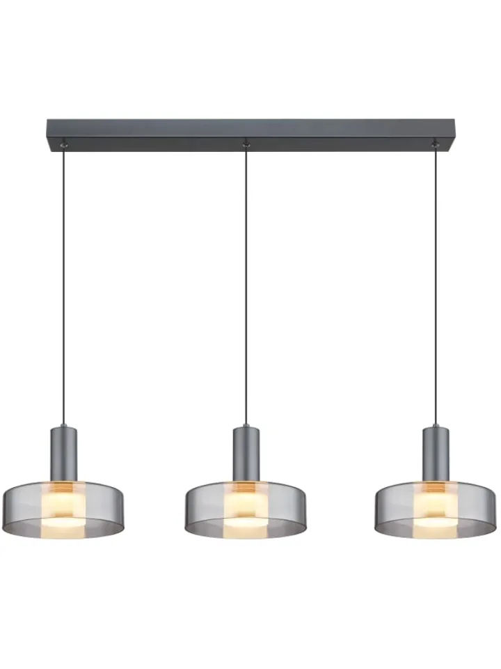 Globo lighting Decken- & Hängeleuchten<Hängeleuchte "GRANT" in gray