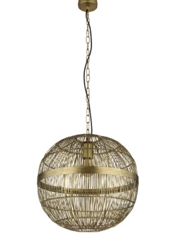 Globo lighting Decken- & Hängeleuchten<Hängeleuchte "HERMI II" in gold