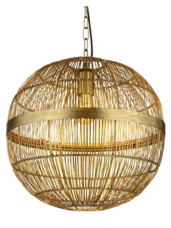 Globo lighting Decken- & Hängeleuchten<Hängeleuchte "HERMI II" in gold