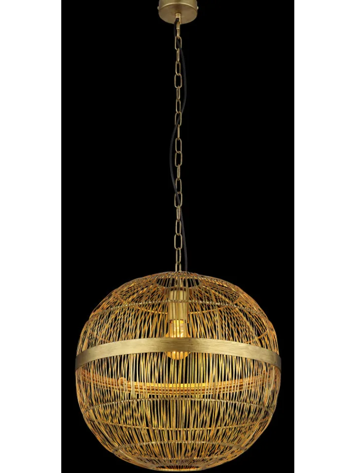 Globo lighting Decken- & Hängeleuchten<Hängeleuchte "HERMI II" in gold