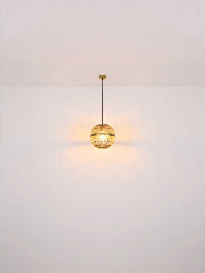 Globo lighting Decken- & Hängeleuchten<Hängeleuchte "HERMI II" in gold