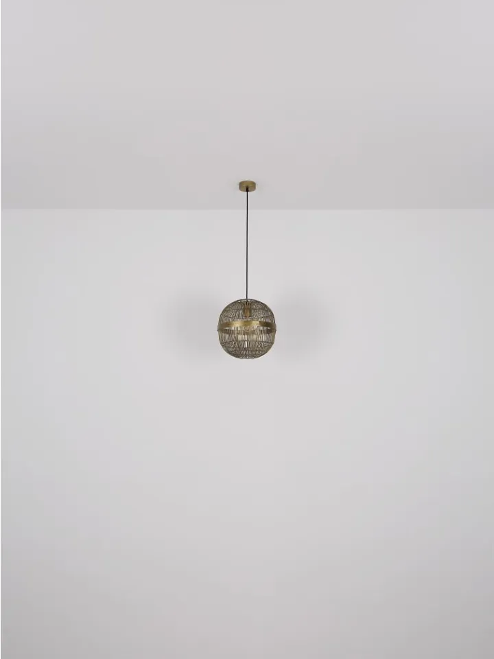 Globo lighting Decken- & Hängeleuchten<Hängeleuchte "HERMI II" in gold