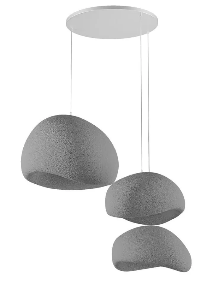 Opviq Decken- & Hängeleuchten<Hängeleuchte in Grau - (B)76 x (H)120 cm
