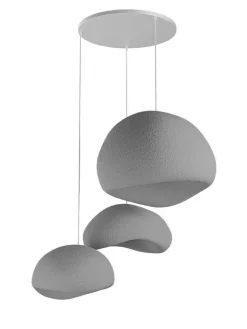 Opviq Decken- & Hängeleuchten<Hängeleuchte in Grau - (B)76 x (H)120 cm