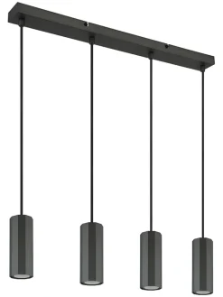 Globo lighting Decken- & Hängeleuchten<Hängeleuchte in Grau - (L)61 x (B)6 x (H)120 cm