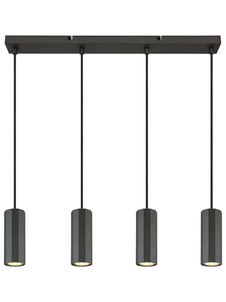 Globo lighting Decken- & Hängeleuchten<Hängeleuchte in Grau - (L)61 x (B)6 x (H)120 cm