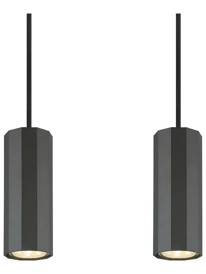 Globo lighting Decken- & Hängeleuchten<Hängeleuchte in Grau - (L)61 x (B)6 x (H)120 cm