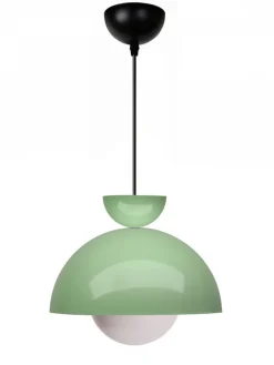ABERTO DESIGN Decken- & Hängeleuchten<Hängeleuchte in Grün - (H)15 x Ø 25 cm