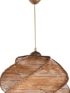 Opviq Decken- & Hängeleuchten<Hängeleuchte in Hellbraun - (H)65 x Ø 36 cm