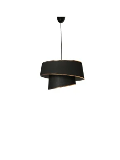 WellHome Decken- & Hängeleuchten<Hängeleuchte in Schwarz - (B)32 x (H)70 cm