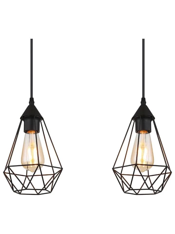 Globo lighting Decken- & Hängeleuchten<Hängeleuchte in Schwarz - (L)79 x (B)17 x (H)120 cm