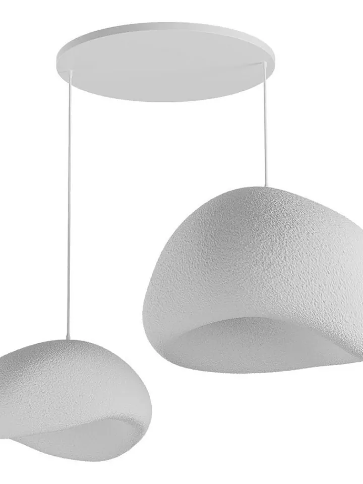 ABERTO DESIGN Decken- & Hängeleuchten<Hängeleuchte in Weiß - (B)75 x (H)120 cm