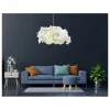 Opviq Decken- & Hängeleuchten<Hängeleuchte in Weiß - (H)80 x Ø 60 cm